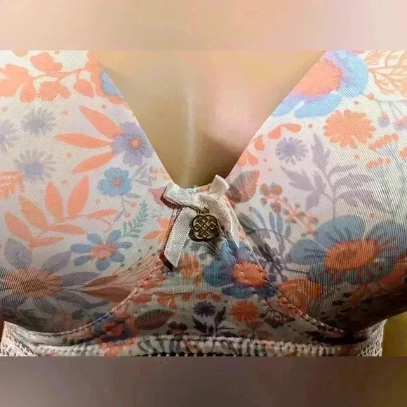 Daisy Fuentes Bra Multicolor Flower 36D - Picture 5 of 8